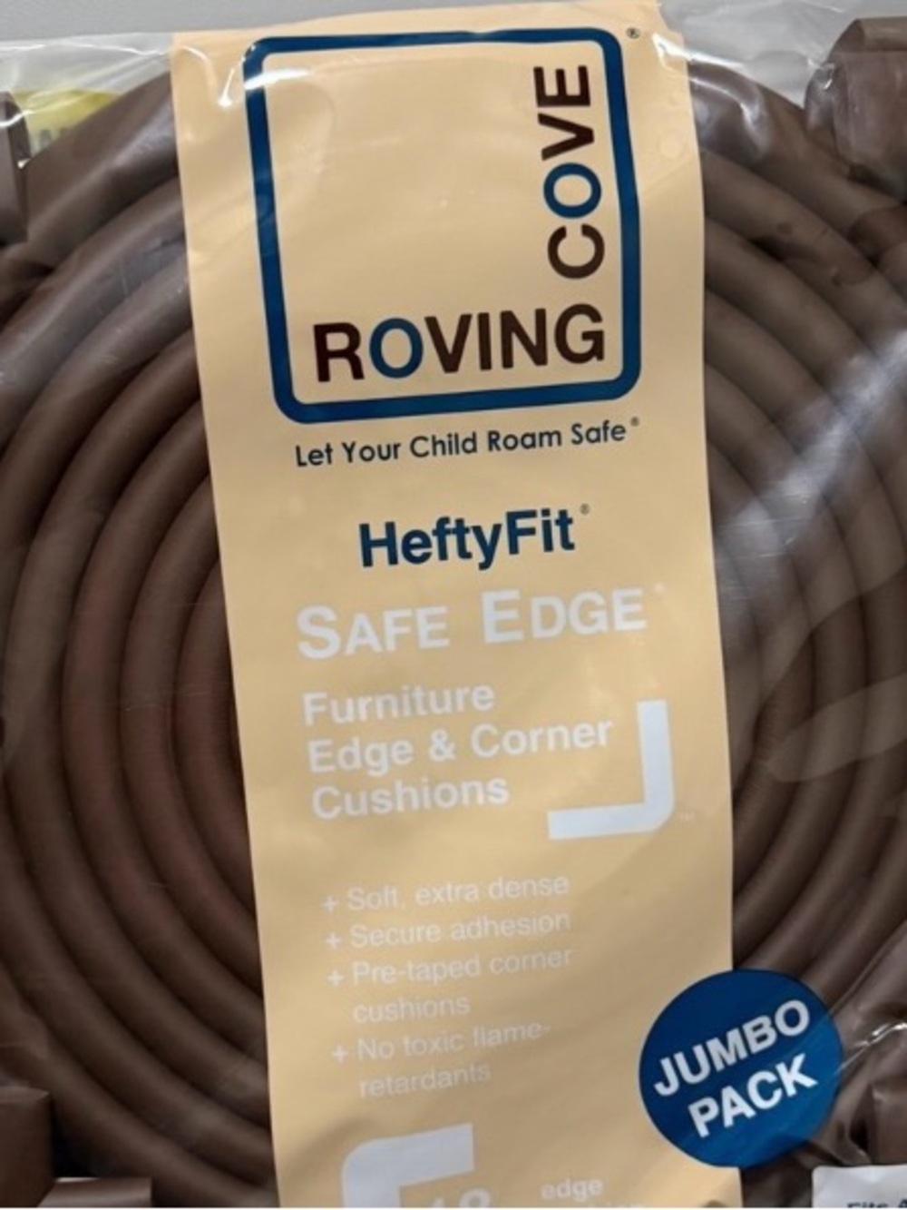 HeftyFit Brown Safe Edge Furniture Corner Cushions
